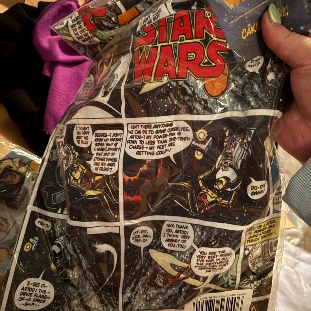 Cakeworthy Star Wars Droid Comic Print T-Shirt